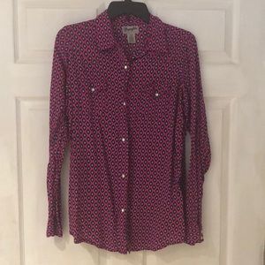 Long sleeve Wrangler blouse
